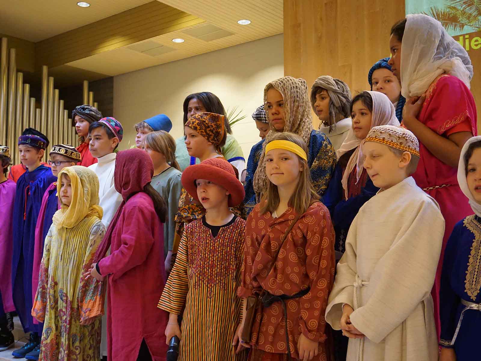 Der Kinderchor «Cantata Seconda» unter der Leitung von Renata Jeker.