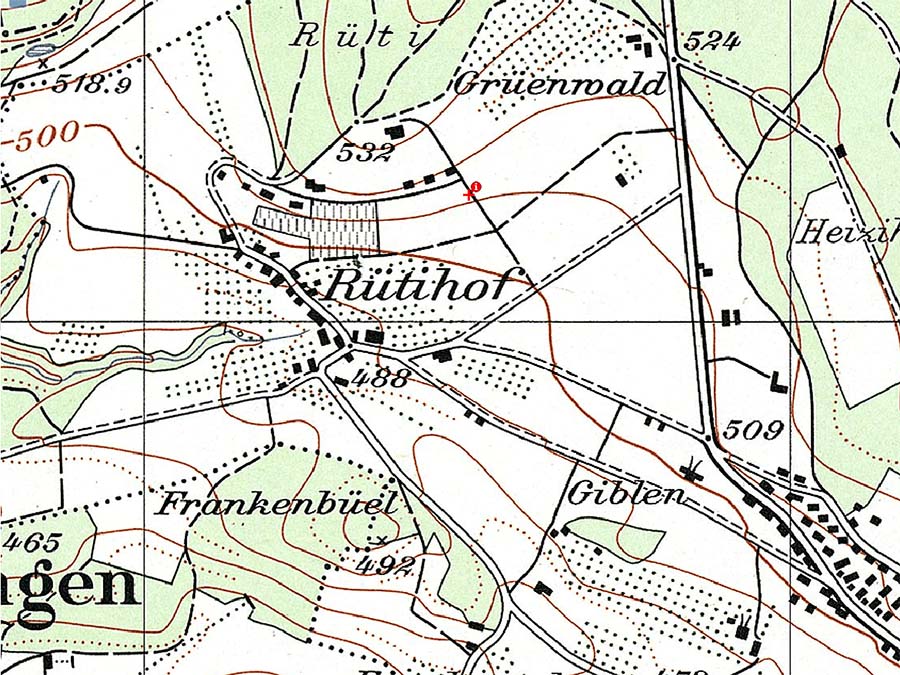 Alte Landkarte 1956-1965