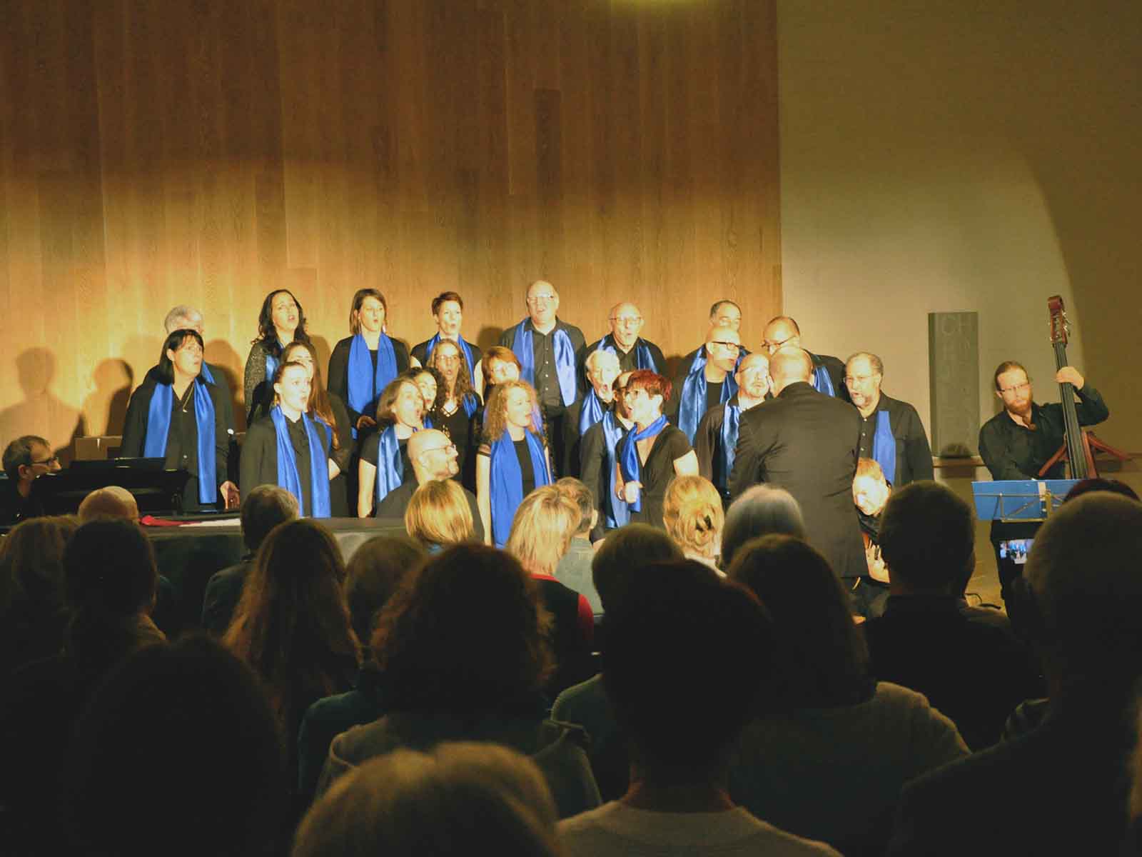 Die gospelsingers.ch ganz ohne Strom, aber mit viel Power.