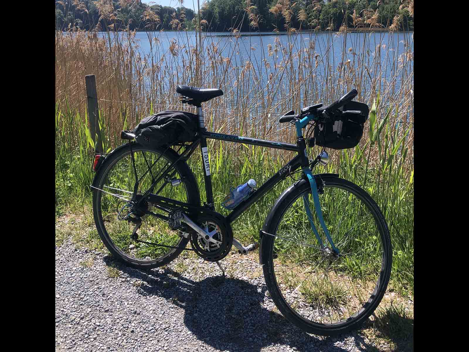 Fahrradpause am Türlersee.