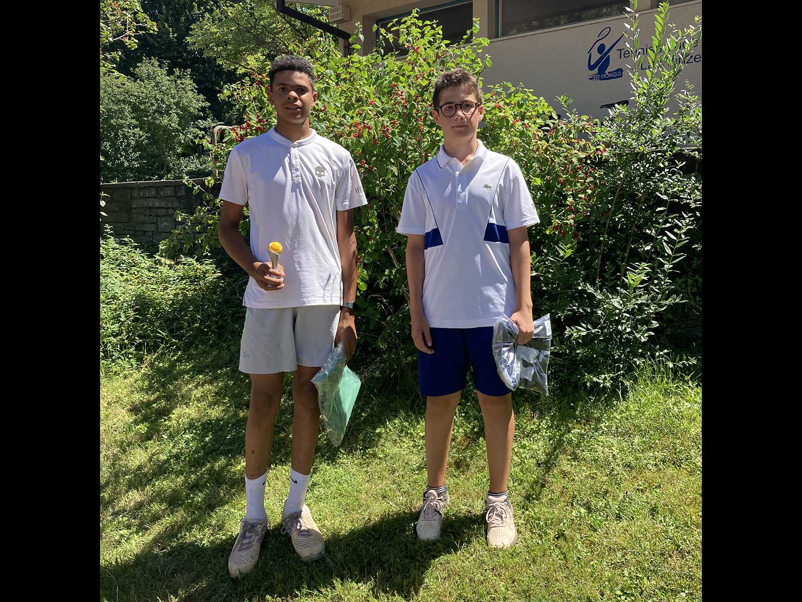 links - Hellani Alihedi, rechts - Schlienger Quentin