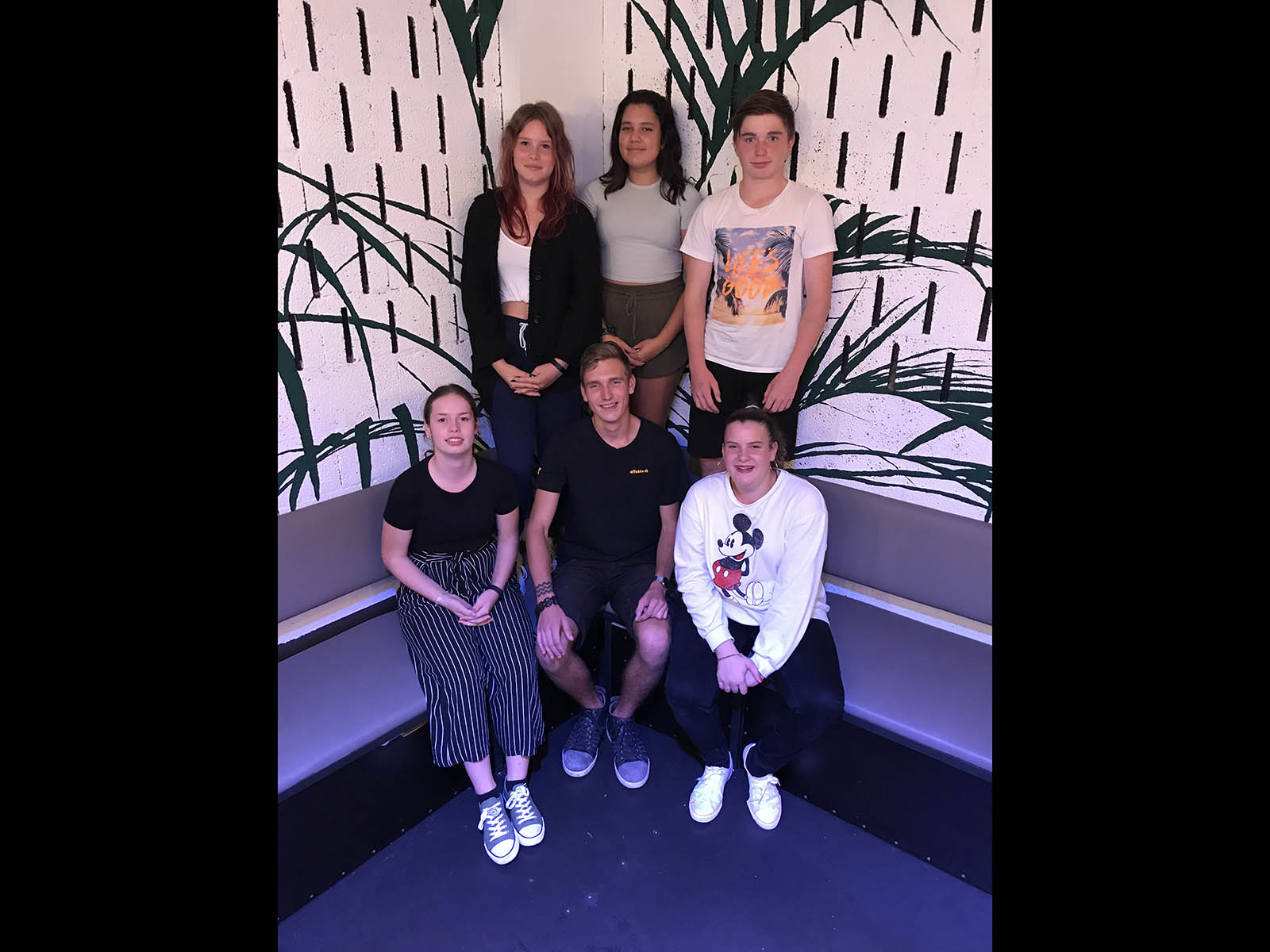 Das OK: (hinten v.l.n.r) Leonie, Eva, Remo, (vorne) Carmina, Kelvin und Gioia. Es fehlen: Lara und Michelle. (Foto:zvg)
