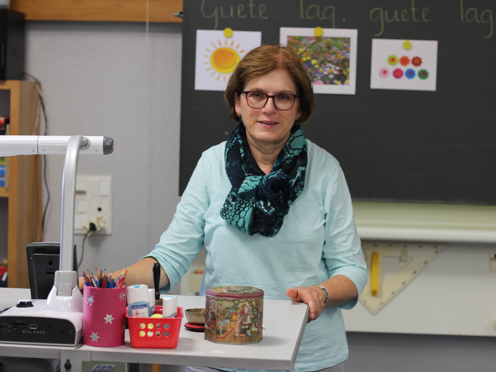 Die nächsten drei Jahre mit der Klasse möchte sie noch einmal richtig geniessen: Ruth Stössel in ihrem Klassenzimmer.