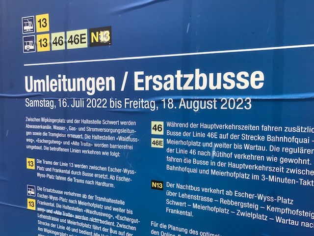 Höngger.ch | Ersatzlinie «46E» wird gestrichen